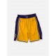 Nike NBA Los Angeles Lakers Ανδρική Βερμούδα Μπάσκετ Κίτρινη/Μωβ / Pre-Owned